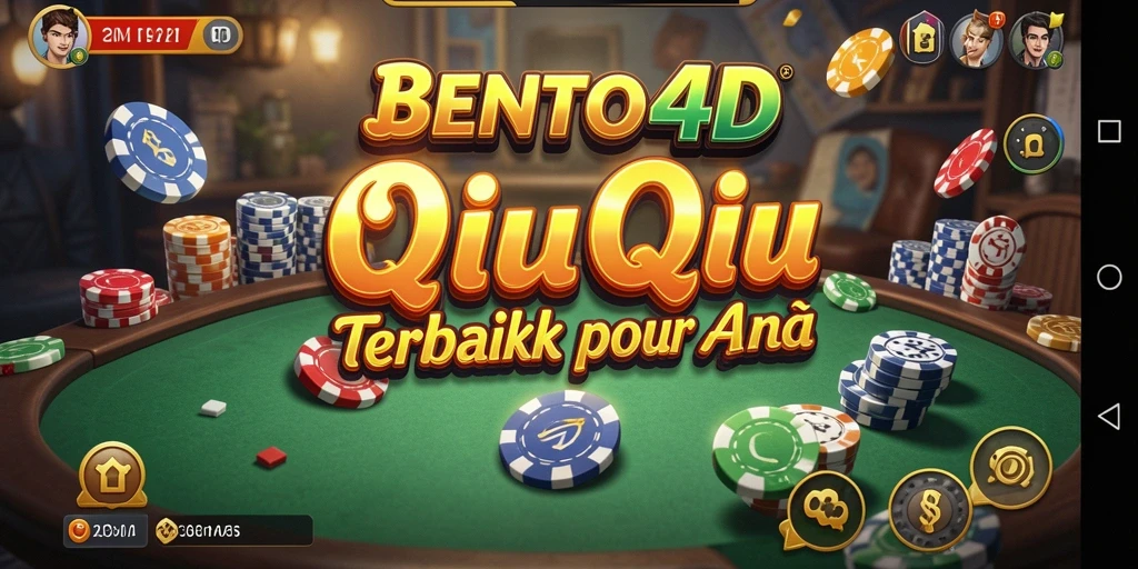 Screenshot gameplay BENTO4D menunjukkan pemain yang sedang bersaing dalam QiuQiu.
