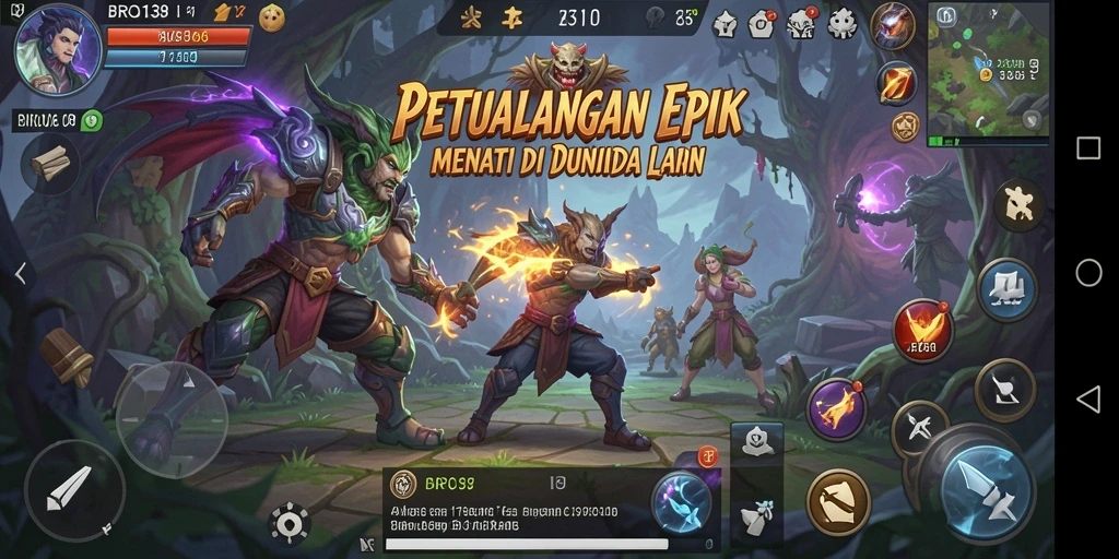 Tampilan gameplay <strong>BRO138</strong> yang penuh aksi dan petualangan menunggu untuk dijelajahi.
