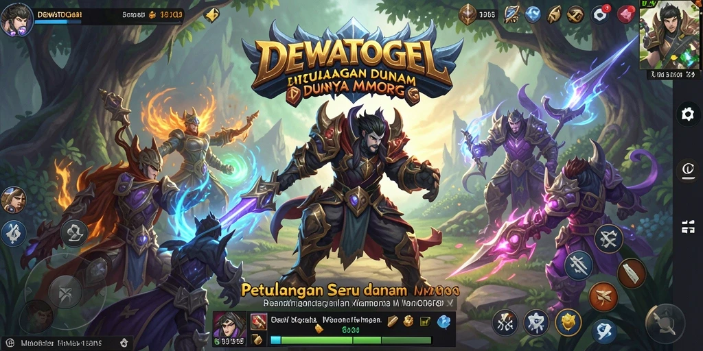 Tampilan gameplay seru dari DEWATOGEL dalam dunia MMORPG.