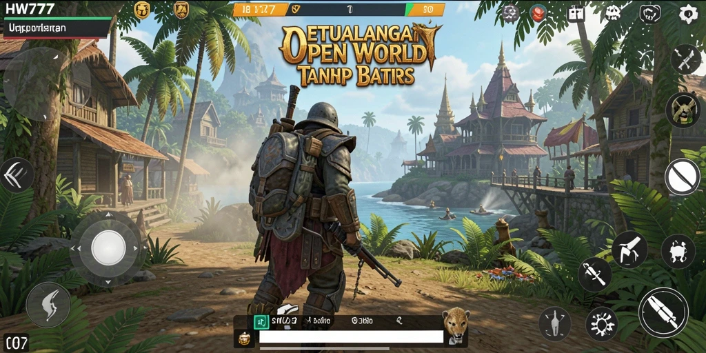 Tampilan gameplay HW777 yang menakjubkan dalam dunia Open World.