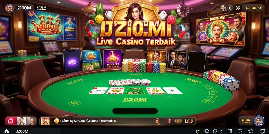 Tampilan gameplay menarik dari J200M dalam Live Casino.