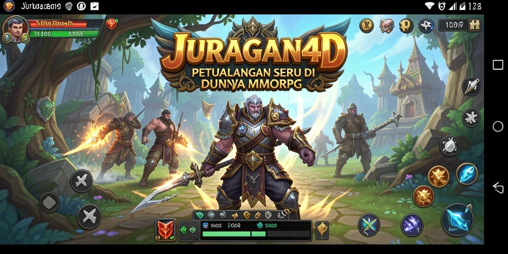 Tampilan gameplay <strong>JURAGAN4D</strong> dengan pertarungan seru dan grafis menawan.