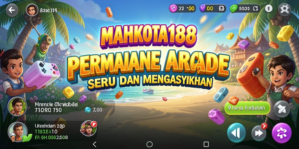 Tampilan gameplay seru dari MAHKOTA188 dengan grafis menawan.
