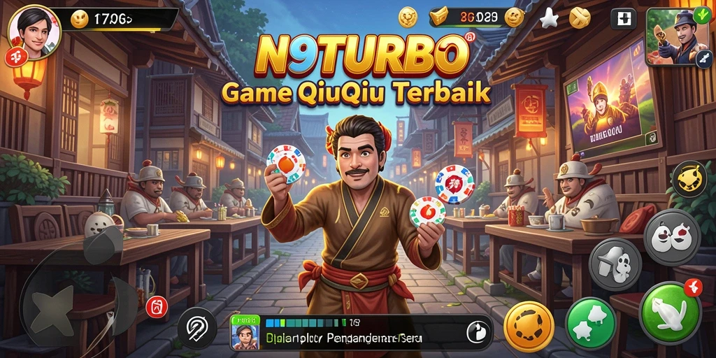 Tampilan gameplay QiuQiu yang seru dan menegangkan.