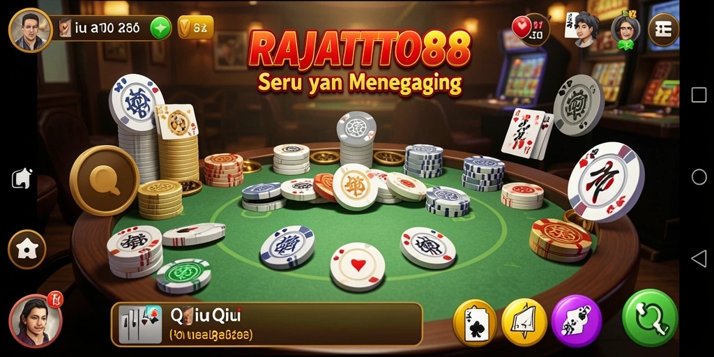 Screenshot gameplay QiuQiu RAJATOTO88 yang menarik.