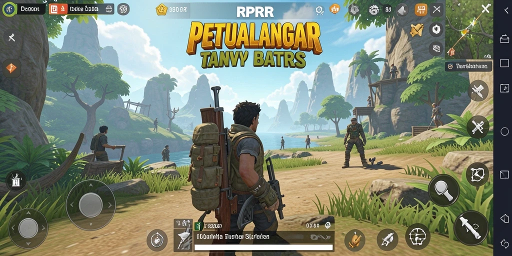 Gameplay RPRR menampilkan dunia terbuka yang luas dan grafis yang memukau.