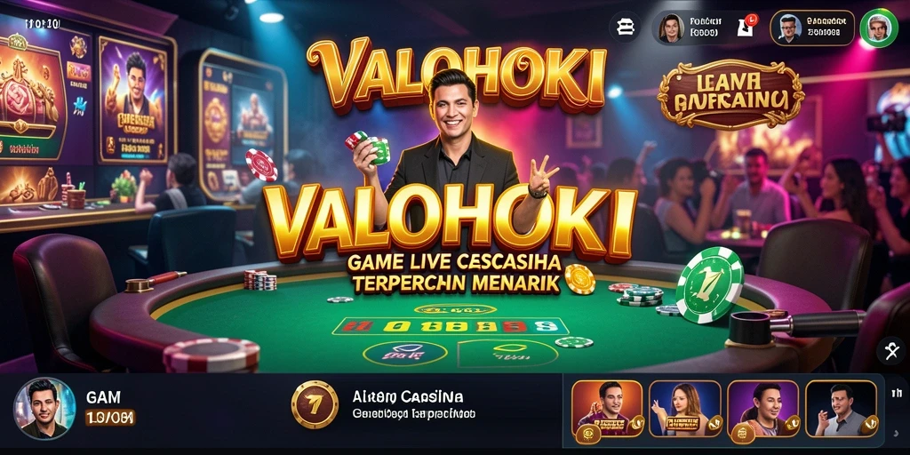 Screenshot VALOHOKI menunjukkan dealer profesional dan gameplay yang mendebarkan.