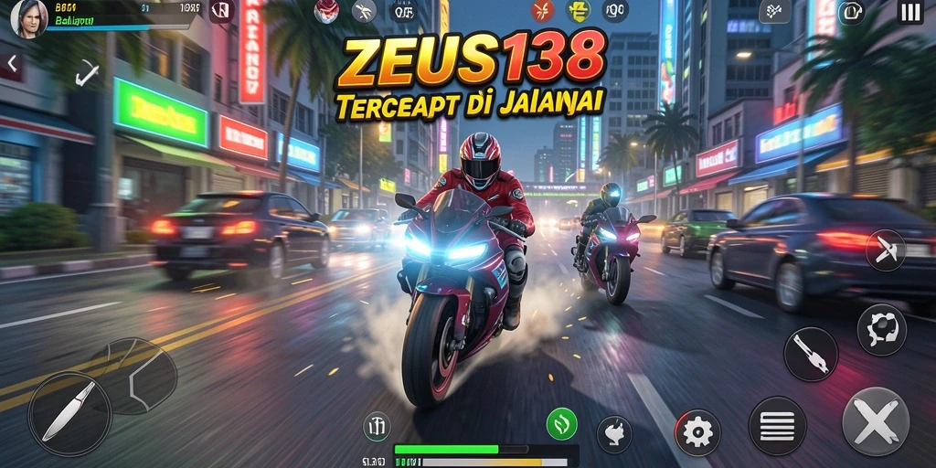 Gameplay balapan motor yang seru dan mendebarkan di ZEUS138.